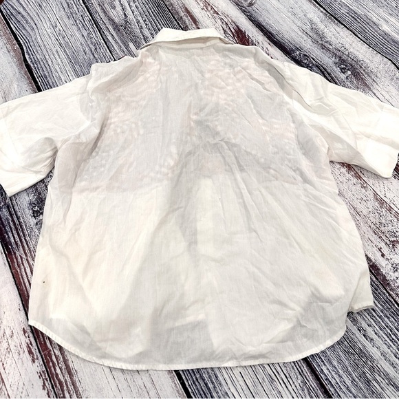 Vintage Willow Bay Patriotic Flag Wide Sleeve Button Down Shirt​ - Picture 4 of 7